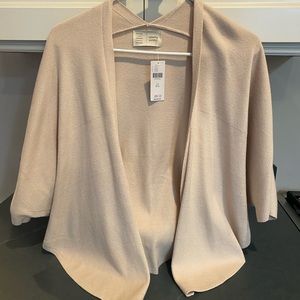 Anthropologie shrug style sweater